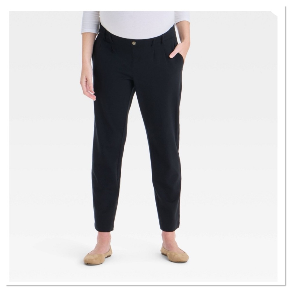 Isabel Maternity by Ingrid & Isabel Tapered Ponte Trousers Pants
